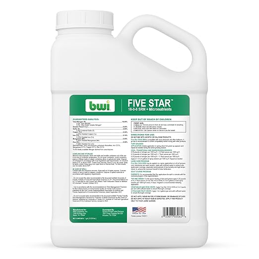 18-0-6 Liquid Fertilizer for Plant Health &amp Quick Green-Up - 50% SRN 6% Potassium Thiosulfate (KTS) with Micronutrients (Iron Manganese Copper Zinc) for Dry Conditions - 1 Gallon