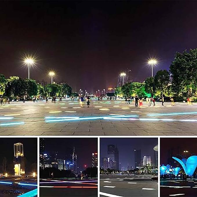 Outdoor Buried Lights - LED Landscape Lights AC 220V Embedded Rectangle Floor Lamp Ip67 ?Waterproof Ultra-Thin Spotlight Garden Backyard Patio Step Walkway Ground Light Easy to Install
