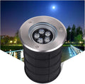 LED Recessed Spotlight - 85-265V IP67 Waterproof Adjustable Angle Landscape Light Outdoor Decking Lights (9W Blue 12W White)