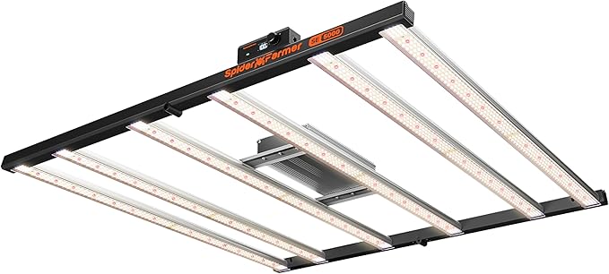 Spider Farmer SE5000 480W LED Grow LightSmart Remote App Control Full Spectrum Dimmable Daisy Chain Bar Style Growing Lamp for Indoor Plants 4x4ft Coverage