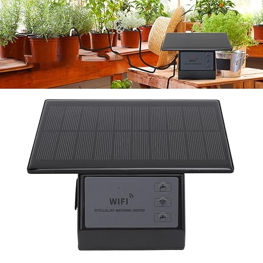 Automatic Drip Irrigation Kit Efficient Solar Powered Timing System for Potted Plants Self Watering System for Balconies and Patios