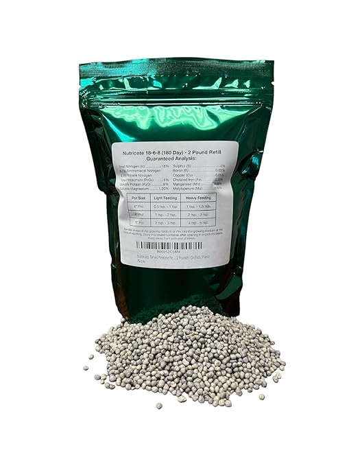 Hoiyen Nutricote 18-6-8 180 Day Fertilizer 2 Pounds Orchids Plants