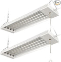 40-Watt 2-Ft Full Spectrum Linkable LED Grow Light ETL Certified 120V Plug in (2-Pack)
