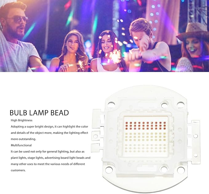 100w RGB COB Integrated Lamp Chip Super High Brightness Long Service Life Energy Saving COB Light Bead Great Copper Material for Plant Stage Advertising Board Lamp Beads