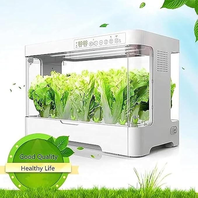 Hydroponics Growing System20W LED Grow Light + Automatic Timer + 4L Water Tank Hydroponic Growing Kits - Intelligent Growing System Smart Garden GYL24824