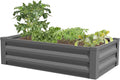 Greenes Fence Powder-Coated Metal Raised Garden Bed Planter 24 W x 48 L