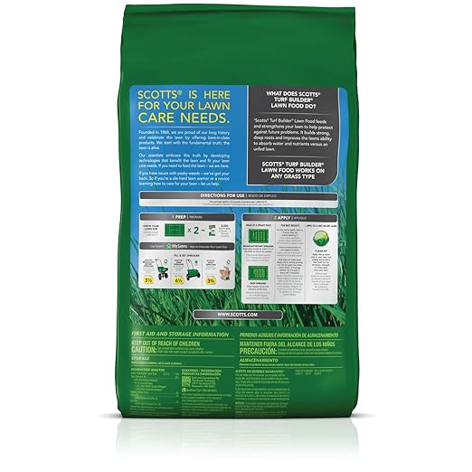 Scotts Turf Builder Lawn Food - Fertilizer for Grass For All Grass Types 5000 sq. ft. 12.5 lb.
