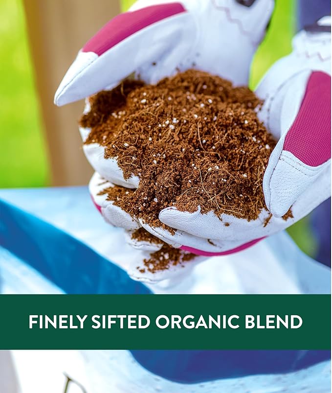 Burpee 9 Quarts | Premium Organic Potting Natural Soil Mix Food Ideal for Container Garden-Vegetable Flower &amp Herb Use for Indoor Outdoor Plant