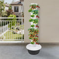 Floorstanding Hydroponic Growing Tower 36-Plant Spots Hydroponic Growing System Vertical Garden Kit with Water Pump &amp Timer for Fruits Vegetables