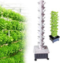 45 Holes 15 Layers hydroponic Tower hydroponic Growing kit aquaculture kit for Leafy Vegetables and Fruits no Soil Required
