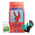 Coast of Maine LM6000 Lobster Meal Plant Food 4 LB – Natural Organic Fertilizer with Calcium for Soil Health with My Garden Pool Soil Test Strips &amp Gardening Claw Gloves