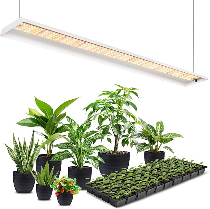 FOXGARDEN 39in Upgrade LED Grow Lights 3.3FT Full Spectrum Hanging Plant Light 392 LEDs Plant Growing Lamp for Indoor Plants with 4/8/12H Timer 6 Dimmable Levels for Seed Starting Vegetables Bloom