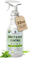 Peppermint Oil Spray for Bugs 32 Oz Insect &amp Pest Control Spray for Bed Bug Ants Mite and Flea All Natural Plant Extract Based Spider Repellent Indoor Child &amp Pet Safe