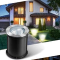 Ground COB Landscape Lights - Buried Lights AC 85-265V Adjustable Lighting Angle Outdoor Recessed LED Spotlight IP67 Waterproof Garden Patio Lawn LED Underground Light(White Light3W)
