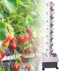 AMNOOL Garden hydroponic Vertical Tower 15-Story 45-Hole hydroponic Tower hydroponic Planting System hydroponic symbiotic Planting hydroponic Vertical Planting