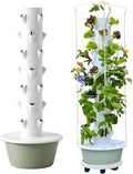 Garden Hydroponics Growing System Indoor Smart Garden with LED Light Plants Indoor Hydroponic Vegetable Tower Automatic Timer for Gardening Lover 7thfloor