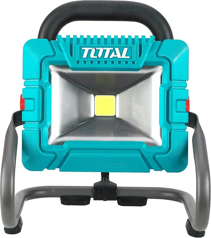 TOTAL - Battery LED Spotlight | 63 x 23 x 3 cm | Blue | 900-1800 Lumens | Rechargeable LED Spotlight for Outdoor Lighting