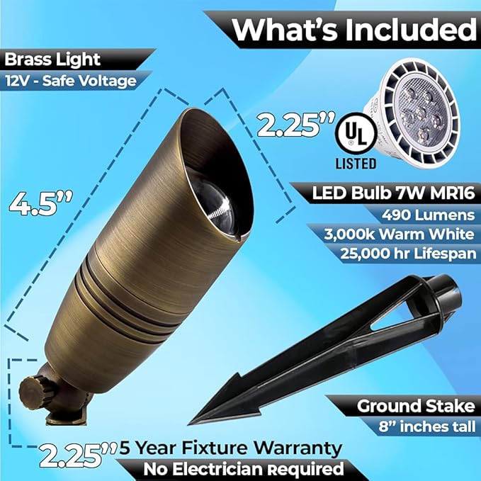 LED Spot Lights Outdoor 105 (105 Bulb Included 4)