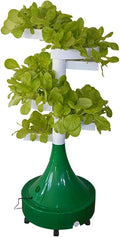 Hydroponic Tower Aquaponic Culture Rotating Tower for Interiors and Exteriors Garden 72 Pods Vertical Hydroponic Irrigation Herbs Fruits Tower