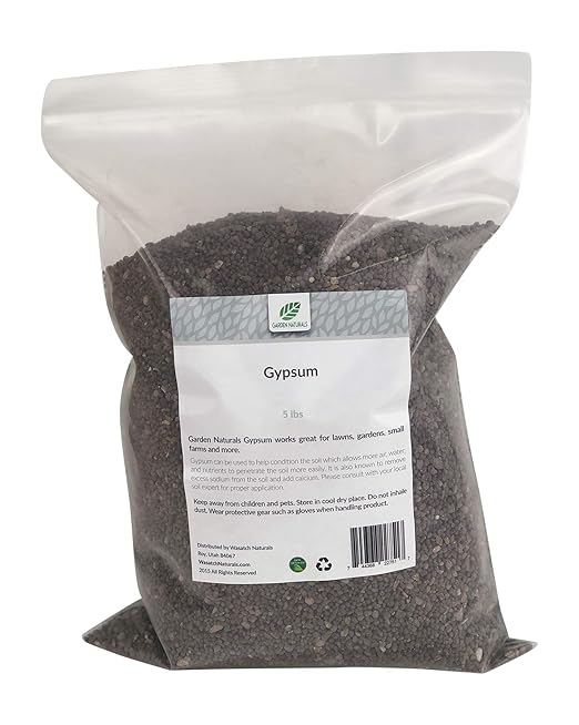 Gypsum Fertilizer 25 Pounds - Garden Naturals