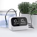 Automatic Watering System for Potted Plants Plant Waterer DIY Drip Irrigation Kit with Smart Timer Waterproof LED Display &amp Large Capacity Battery Precise Distribution of Water (White)