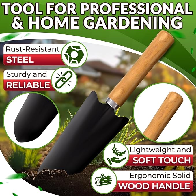 10 Pcs Gardening Tool Set for Women – All-in-One Garden Tools Set with Handy Tote Bag Ergonomic Design &amp Rust-Resistant Steel – Gardening Tools for Women for Easy Garden Care &amp Gifts for Plan
