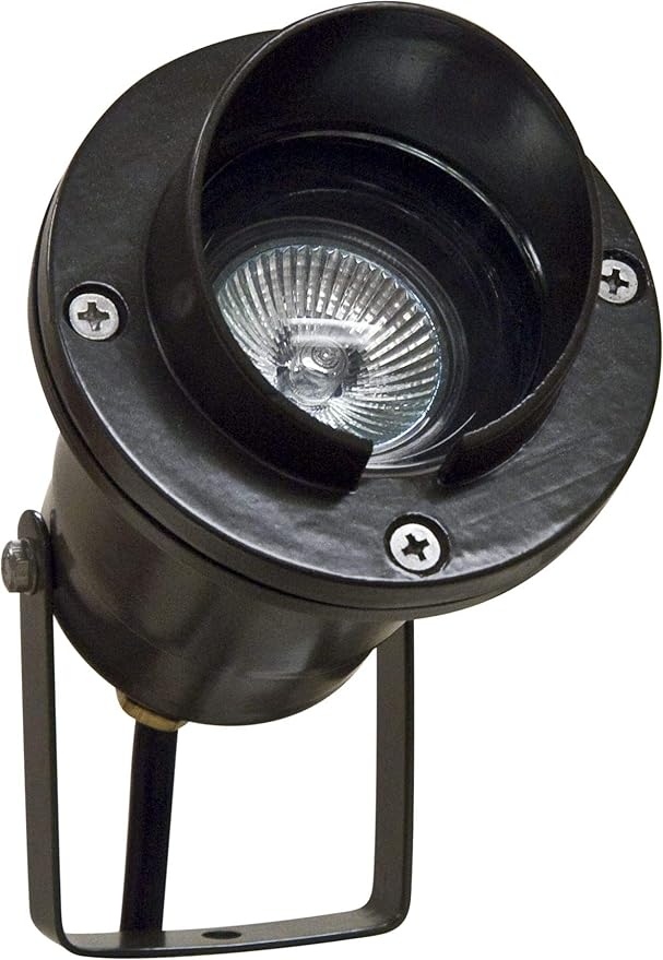 LV109-LED3-B Hooded SPOT Light W/Yoke 3W LED MR16 12V Black