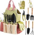 Garden Tool Set Ergonomic and Comfortable 1 Set Multifunctional Garden Tools Gardening Supplies Kit Lightweight for Outdoor Greenhouse Lawn Backyard
