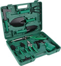 10-Piece Garden Tool Set Case with Floral Patterns Plastic Material Lightweight Tool Box for Stainless Steel for Potted Plants Flower Beds