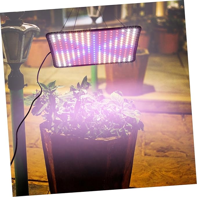 BESPORTBLE 225 LED Hanging Grow Light for Indoor Plants Full Dimmable Plant Growth Lamp Chain Thin
