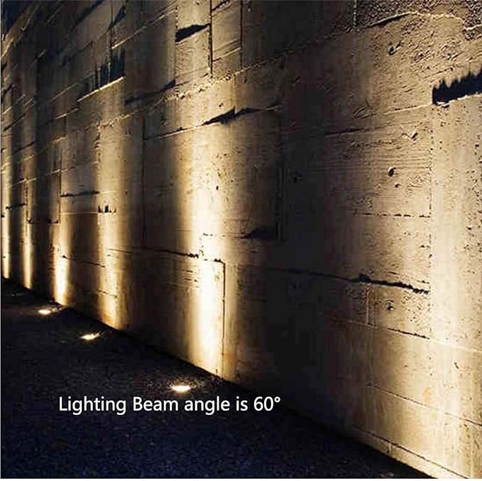 4PCS Underground Light LED 85-265V Landscape Lights IP67 Waterproof Path Light Underground Light LED Landscape In-ground Well Lights Decorative Spotlight Buried Lights