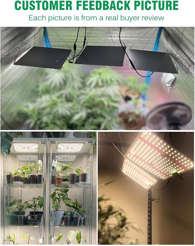 1200W/1500W LED Grow Light Full Spectrum Phytolamp Dimmable Plant Grow Light with Veg/Bloom Mode for Indoor Plants Seeding Veg &amp Bloom432Leds
