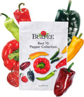 Burpee Best Collection | 10 Packets of Non-GMO Fresh Mix of Hot Pepper &amp Sweet Varieties | Jalapeno Bell Pepper Seeds &amp More Seeds for Planting