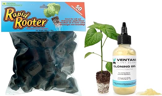 Rapid Rooter Propagation Kit: 4 oz/118ml VPS Cloning Gel &amp 50 Rapid Rooter Starter Plugs