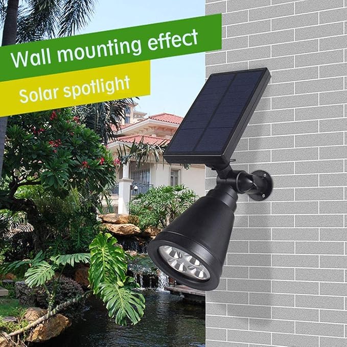 Decoration Solar Outdoor Wall Lamp Lawn Waterproof and Moisture-Proof Lawn Spotlights Can Be Used for Park Street Lights Landscape Lights Garden Wall Lights