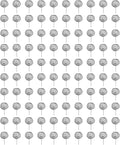 100pcs Small Size FertilizerBonsai Fertilizer BasketStainless Steel Garden Nutrition Cups Bonsai Fertilization Basket for Garden Yard Home