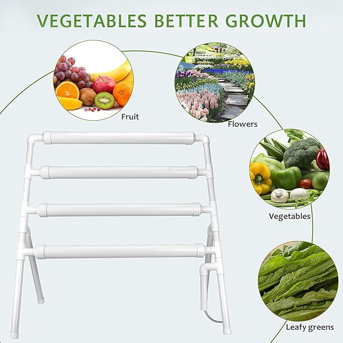 Hydroponic System Hydroponic Growth Kitpvc Pipe Can Grow Vegetables Flowers Fruits