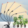 FECiDA Gamechanger 2026 45 Watt Power Draw NO Need Adapter 5Head Strong Clip Grow Lights for Indoor Plants with 4/8/12/16/20H Timer LED Plant Growing Lamps for Houseplants Bonsai Seed Starting