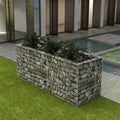 Gabion Raised PlanterGarden BedGalvanized Raised Garden BedPlanter Raised bedsGalvanized PlanterFlower BedBed Steel 106.3x35.4x39.4