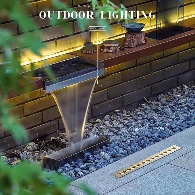 Ground Landscape Lights - AC85-265V Outdoor Underground Lamp IP66 Waterproof Outdoor Recessed Spot Light for Garden Pathway Patio Walkway Deck Step Landscape Lamp(Blue5WAC85265V)