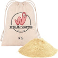 Worm Food for Nightcrawlers &amp Red Wigglers - Mineral Rich Earthworm Chow Nutrient Blend Food for Worms That Boosts Composting Efficiency and Promotes Healthy Worm Bins 3 Pound
