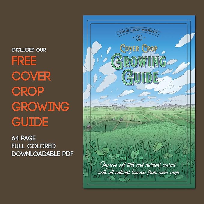 No-Till Forage Friendly Cover Crop Seed Mix – 5 lb Covers 1000 Sq. Ft. – 9 Winter-Kill Varieties for Spring Summer &amp Fall – Non-GMO Planting Seeds