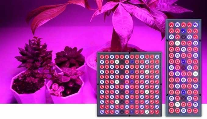 LED Grow Light 25W 45W Full Plant Lights AC85-265V Plant Panel Lamp for Greenhouse Hydroponics Flowers Vegetables(25W 75LEDs2)