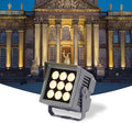Led Flood Light Outdoor Spotlights Landscape Lamp IP65 Waterproof 180° Rotation LED Spot Light Low Voltage AC/DC24V for Garden Wall Advertising Signs Lawn Lights(White12W-AC24V)