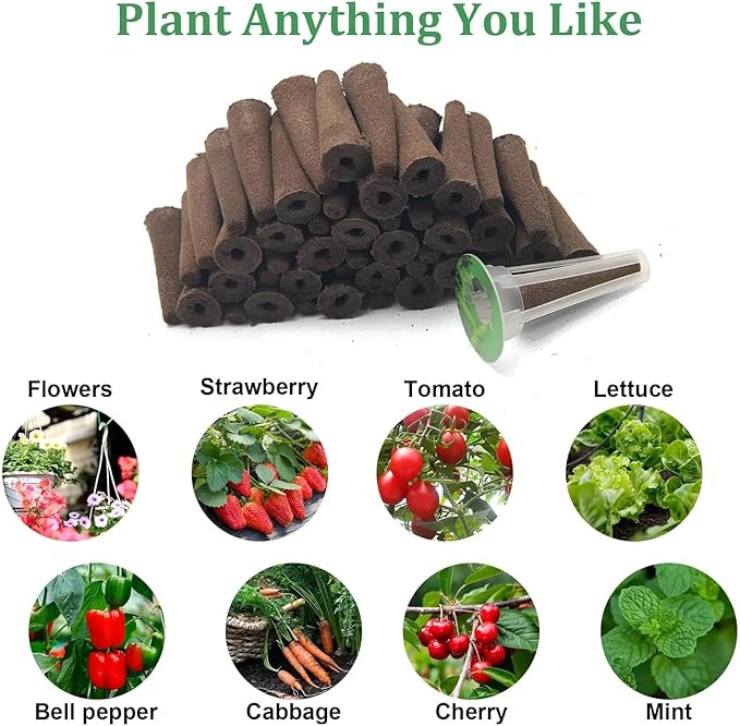 Net Pots for Hydroponics 100pcs Grow Baskets for Hydroponic Growing System Seed pods Basket Compatible