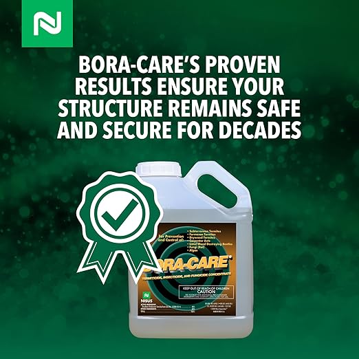 Bora-Care Termiticide Insecticide and Fungicide Concentrate Wood Treatment for Termite and Beetle Prevention 1 Gallon
