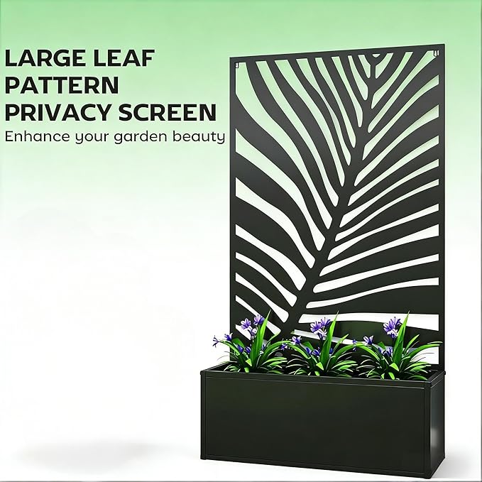2-in-1 Freestanding OR Wall Mounted Raised Garden Bed Convertible Planter for Ground &amp Vertical Gardening - Versatile Flower &amp Herb Bed with Mounting Hardware Fits Patio Deck or Fence