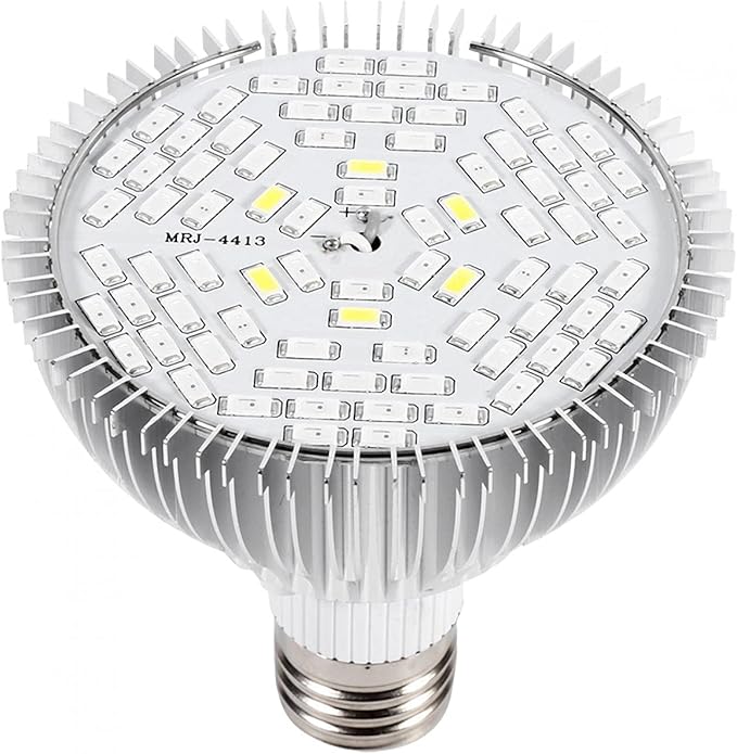 EVTSCAN 1pc 30W 50W 80W Full Spectrum E27 LED Plant Grow Lamps Horticulture Growing Light for Garden(78LED)