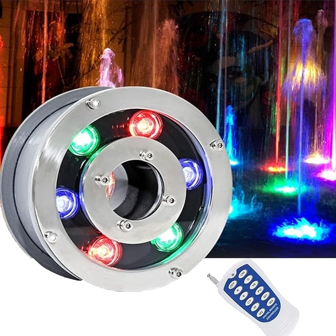 Underground Light Ground Lights Waterproof Stainless Steel Swimming Pool Underwater Light Submersible Underwater Landscape Spotlight(24w85-265V) (12w 24V)