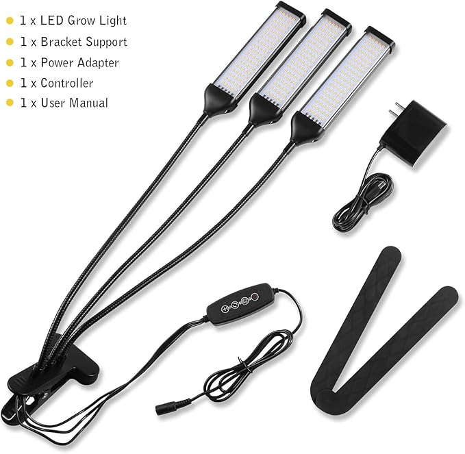 Grow Lights for Indoor Plants LEDs Grow Light for Seed Starting with Full Spectrum (sunlike Color)